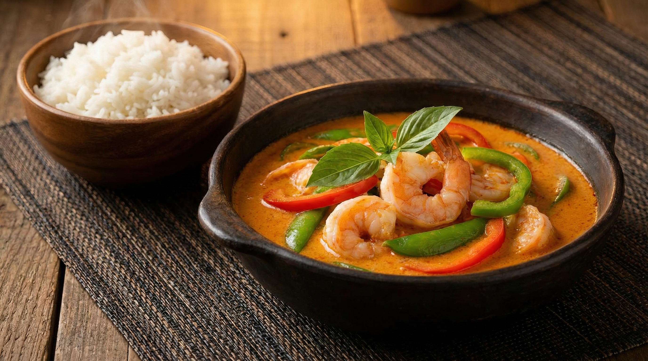 Gluten-free coconut shrimp curry