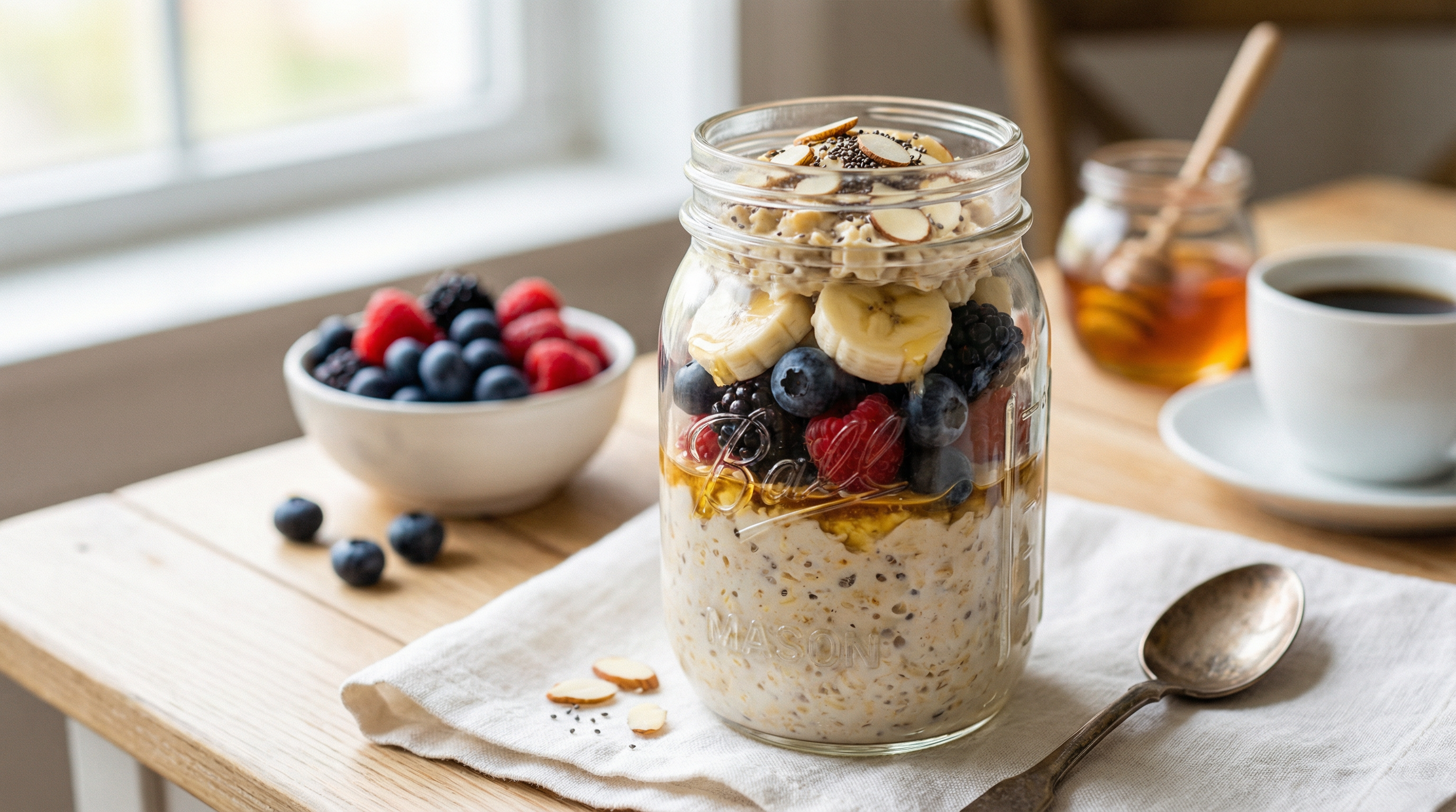 Overnight Oats with Berries