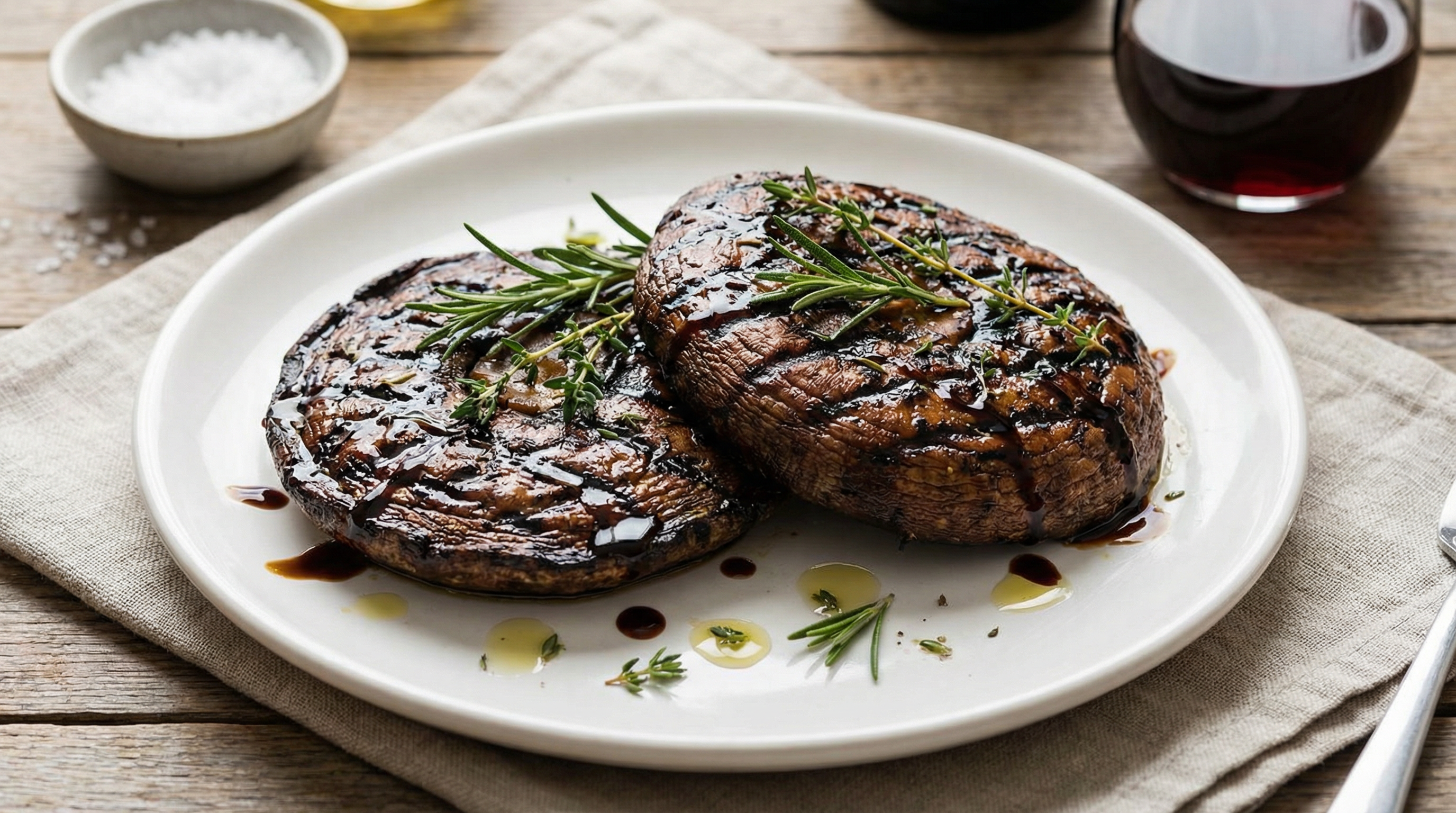 Grilled Portobello Mushroom Steaks