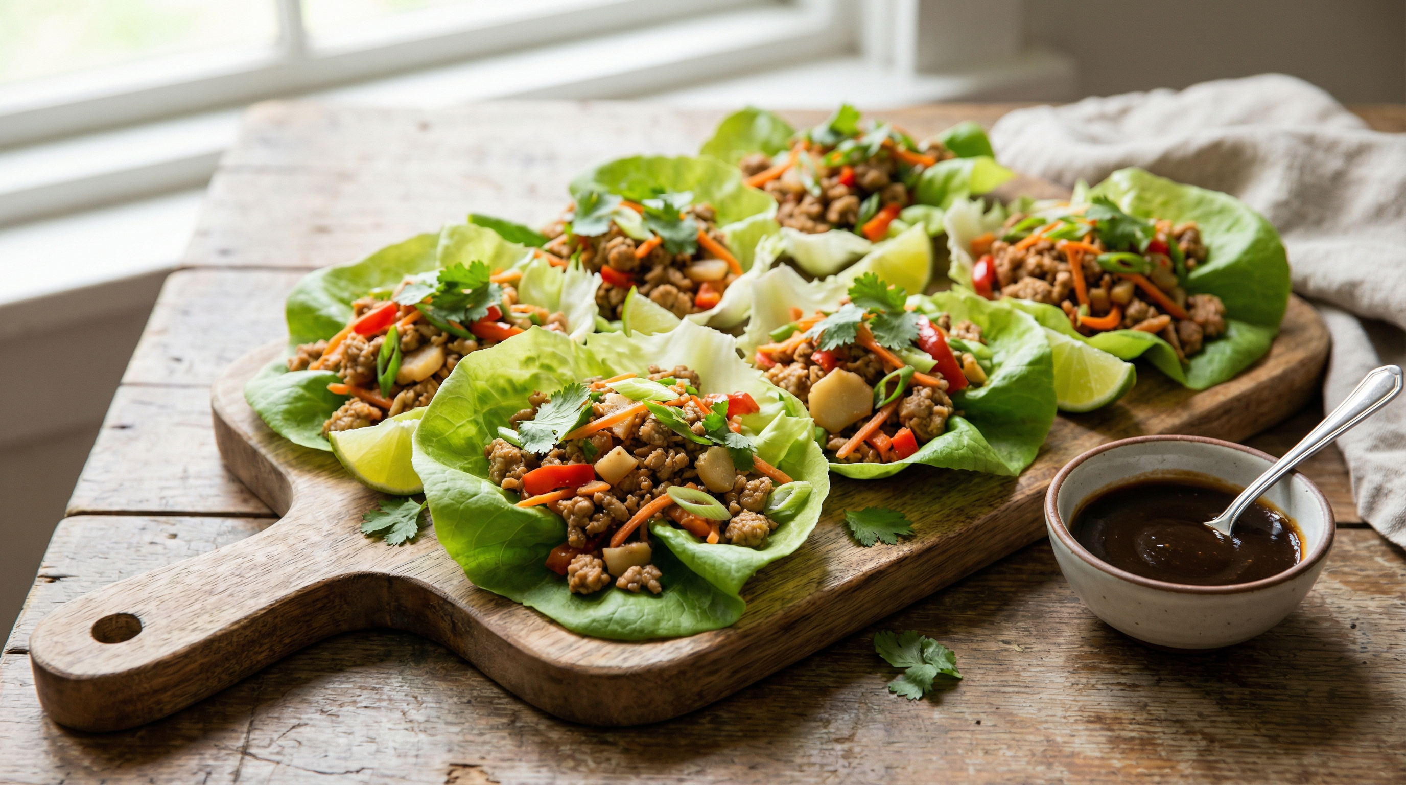 Lean Turkey Lettuce Wraps