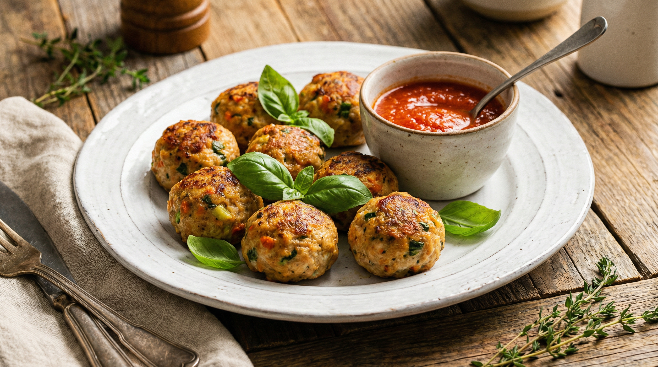 Turkey and Vegetable Meatballs